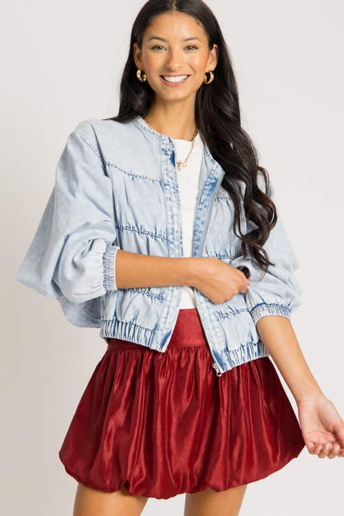 Shine On Bubble Skort, Burgundy - 0731-242.jpg