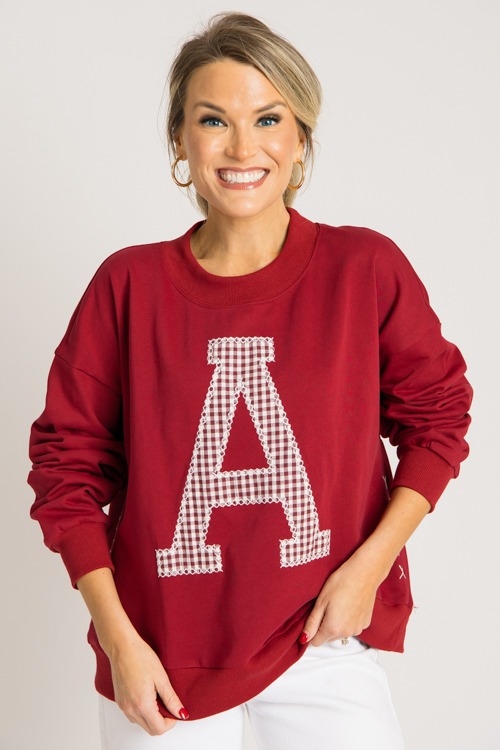 A-Team Sweatshirt, Dk. Red - 0731-261.jpg