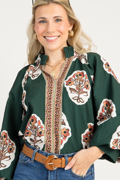 Border Print Bloom Top, Forest - 0731-29.jpg