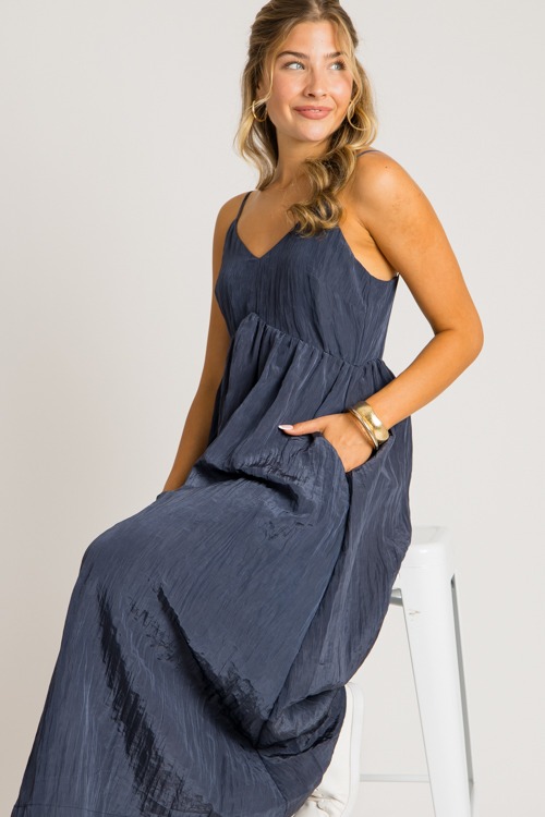 Crinkle Textured Maxi, Navy - 0731-344h.jpg