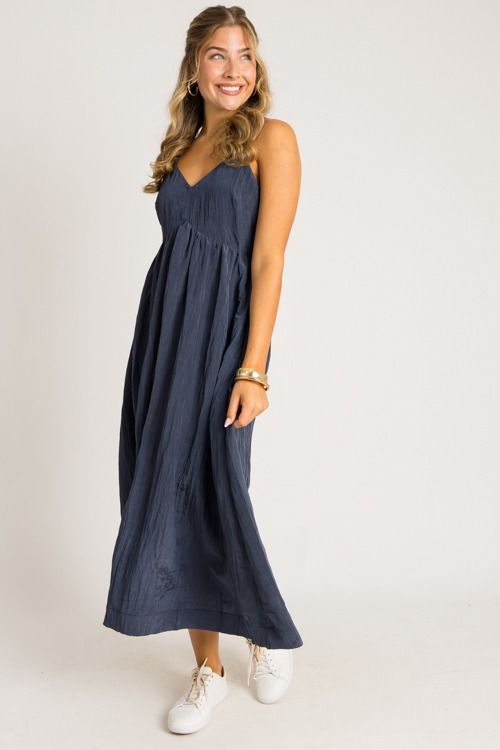 Crinkle Textured Maxi, Navy - 0731-349.jpg