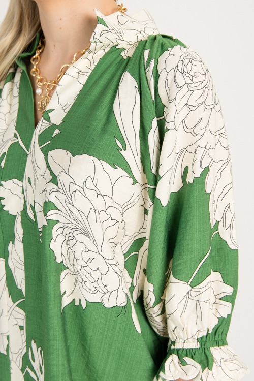 Floral Scallop Sleeve Top, Gree - 0731-36.jpg