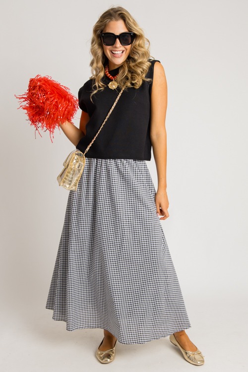 Gingham Maxi Skirt, Black - 0731-39.jpg