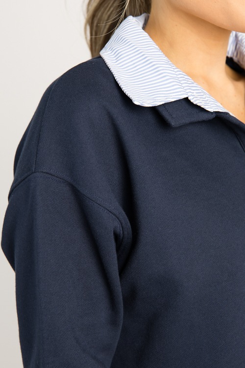 Preppy Chic Layered Top, Navy - 0731-45.jpg