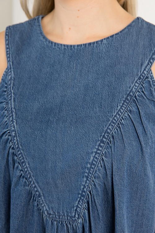 Chambray Fray Hem Tank, Med. De - 0731-53.jpg