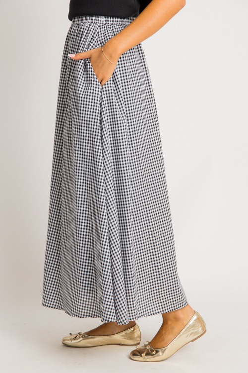 Gingham Maxi Skirt, Black - 0731-54h.jpg