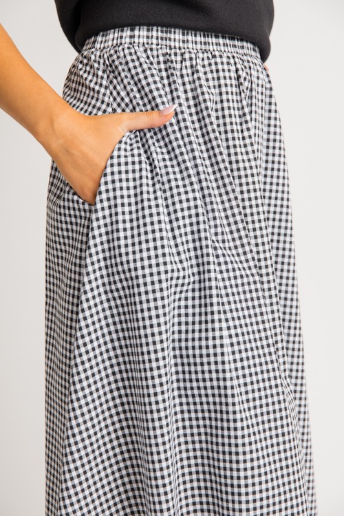 Gingham Maxi Skirt, Black - 0731-55.jpg