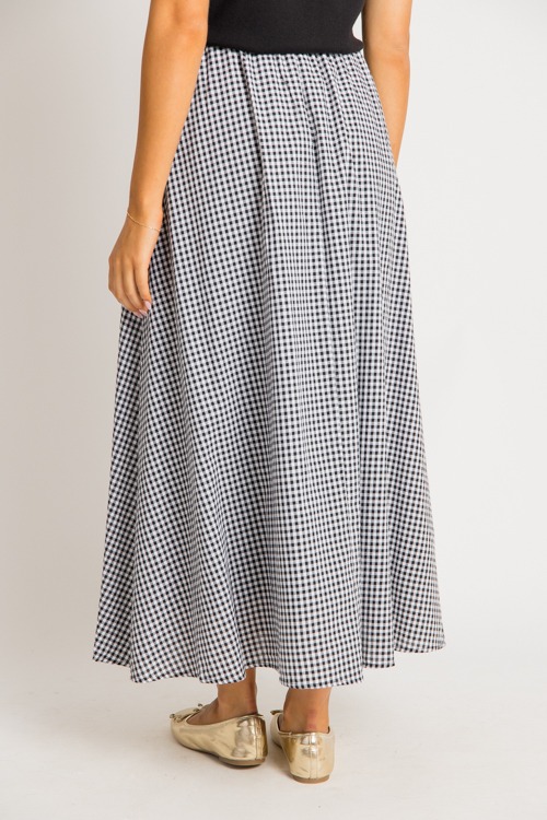 Gingham Maxi Skirt, Black - 0731-57.jpg