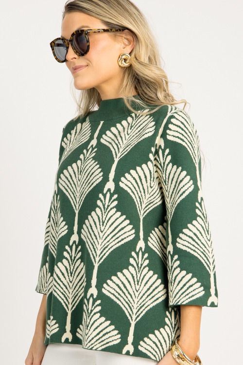Printed Mock Neck Sweater, Fore - 0731-58.jpg