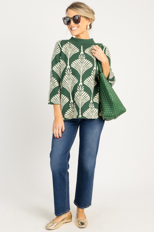 Printed Mock Neck Sweater, Fore - 0731-60.jpg