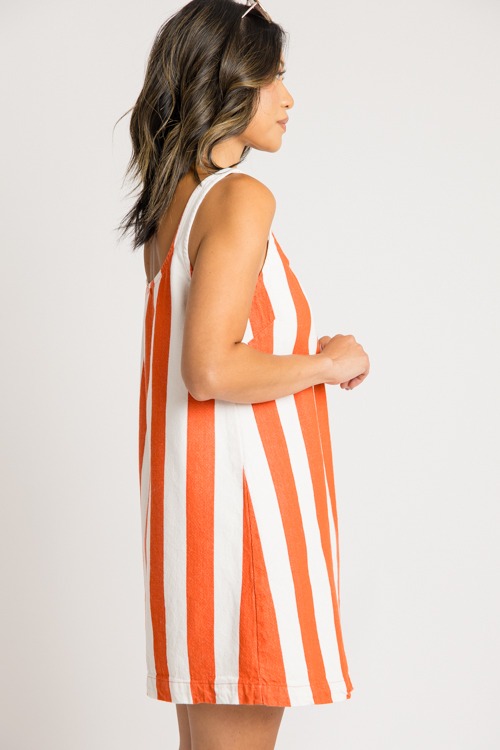 Striped Dress, Tomato/Cream - 0731-8.jpg