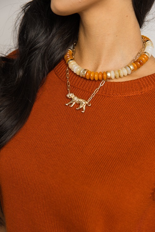 Stone & Textured Necklace, Ivory - 0731-86-01.jpg