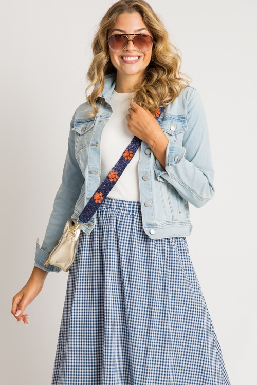 Gingham Maxi Skirt, Navy - 0731-93.jpg