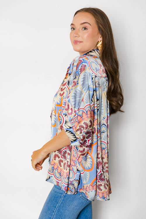 Big Fan Shirt, Periwinkle