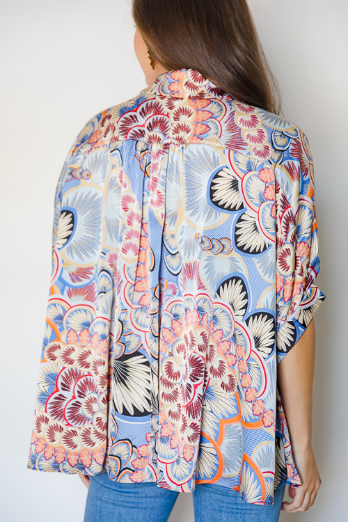 Big Fan Shirt, Periwinkle