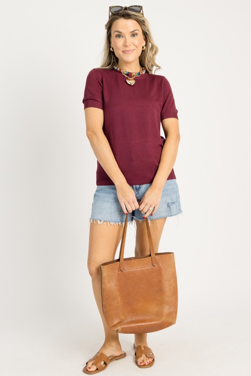Basic Sweater Top, Burgandy - 0804-118.jpg