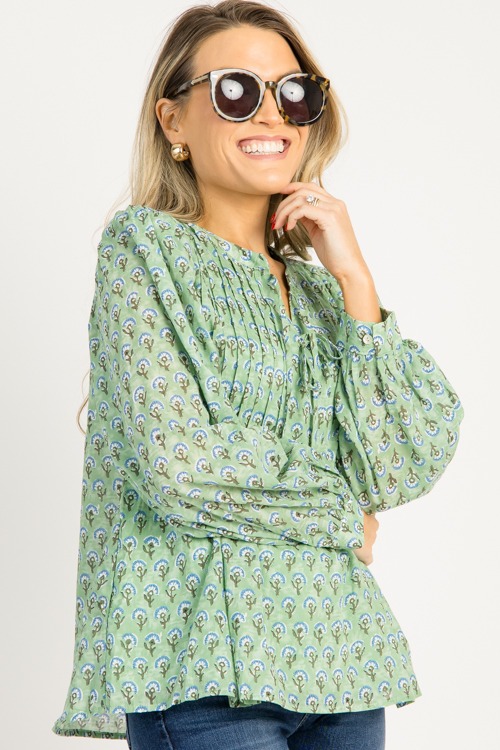 Maggie Floral Top, Green - 0804-20h.jpg