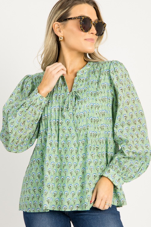 Maggie Floral Top, Green - 0804-24.jpg