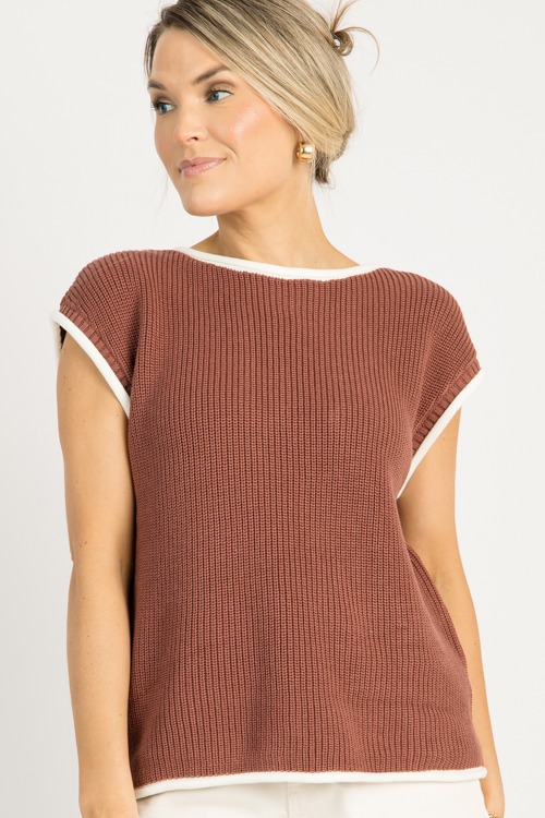 Contrast Edge Sweater Vest, Iri - 0804-67.jpg