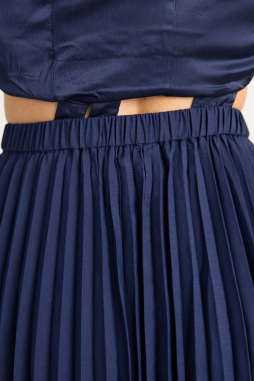 Vest Dressed Pleated Maxi, Navy - 0805-102.jpg