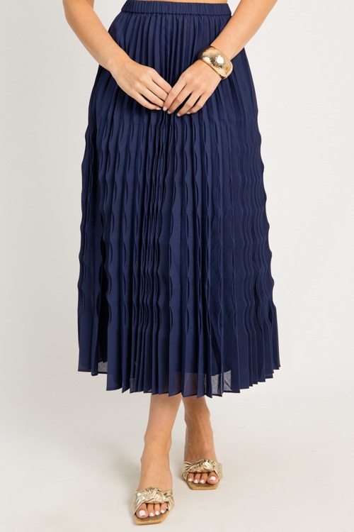 Vest Dressed Pleated Maxi, Navy - 0805-104.jpg