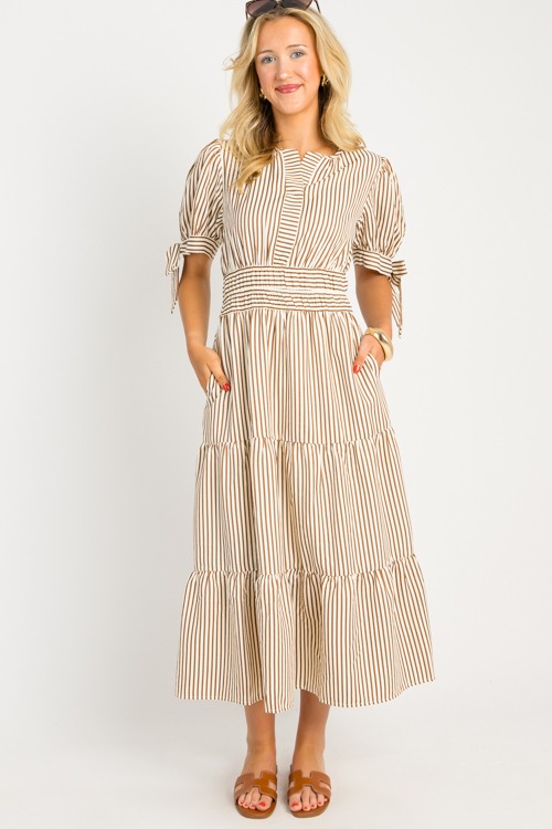 Tie Sleeve Stripe Midi, Mocha - 0805-12.jpg