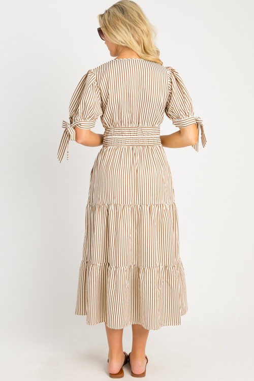 Tie Sleeve Stripe Midi, Mocha - 0805-15.jpg