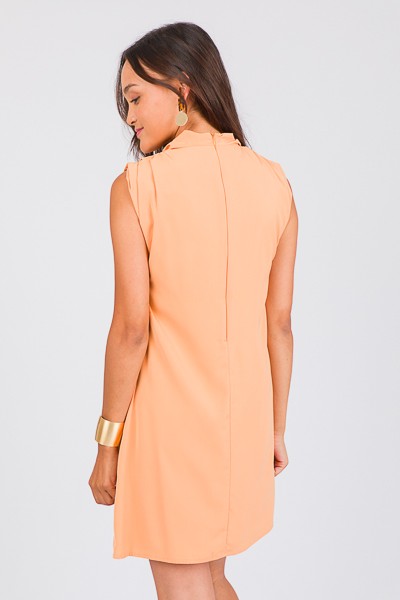 Clarisse Mock Dress, Orange