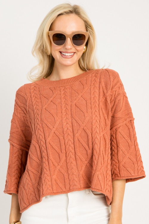 Daya Cable Sweater, Rust - 0806-30p.jpg