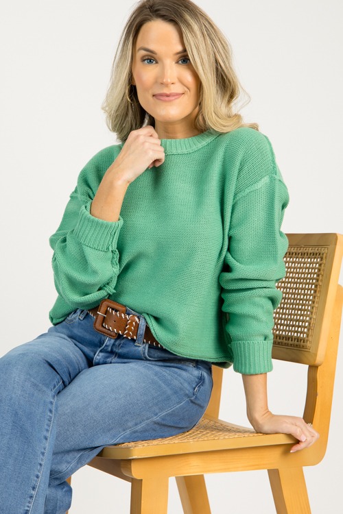 Kaleigh Sweater, Emerald