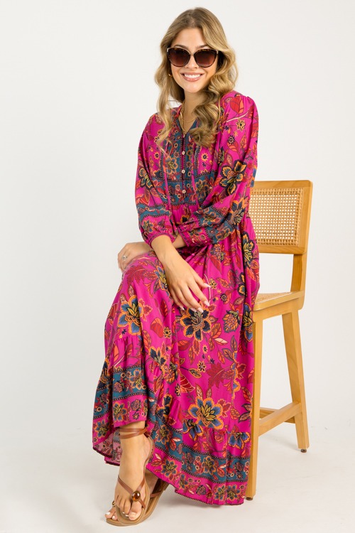 Boho Floral Maxi, Magenta - 0807-15.jpg