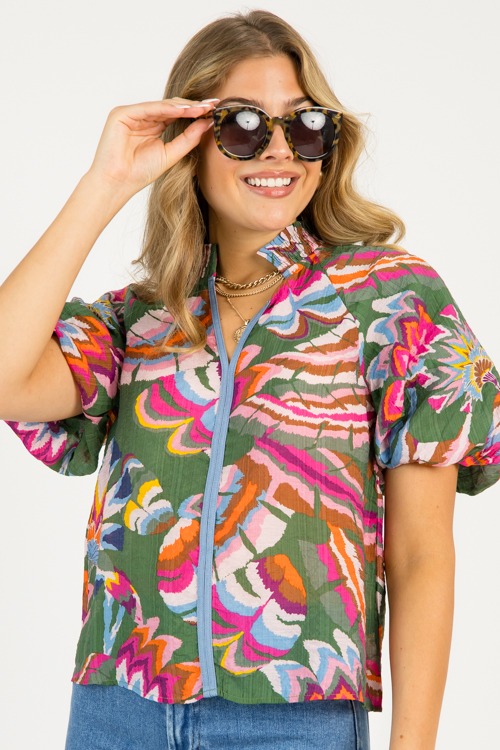 Kathy Printed Top, Green - 0807-17h.jpg