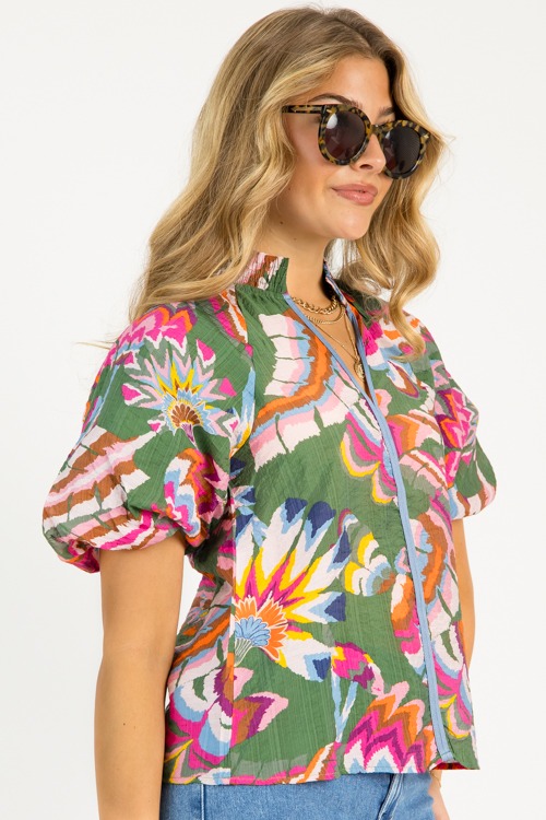 Kathy Printed Top, Green - 0807-19.jpg
