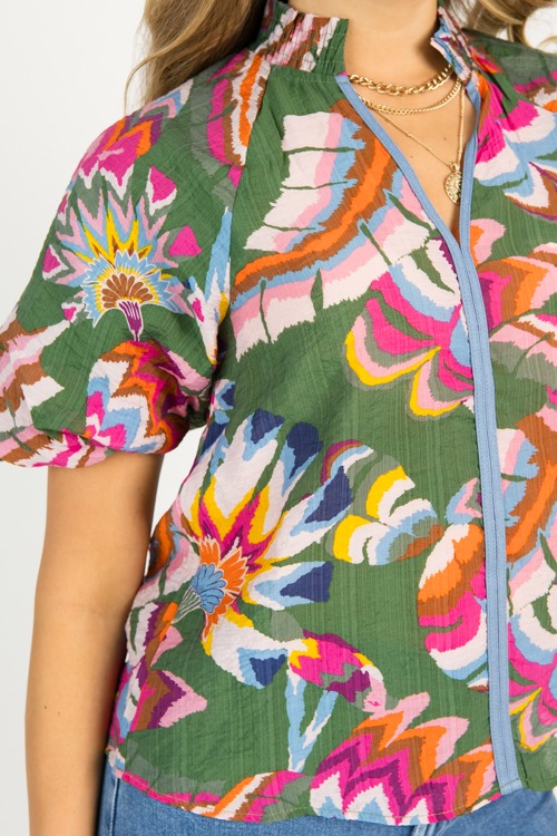 Kathy Printed Top, Green - 0807-23.jpg