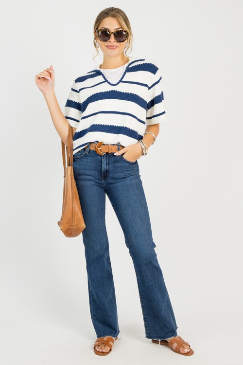 Collared Stripe Sweater, White - 0808-101.jpg
