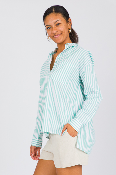 Ginny Linen Shorts, Oatmeal