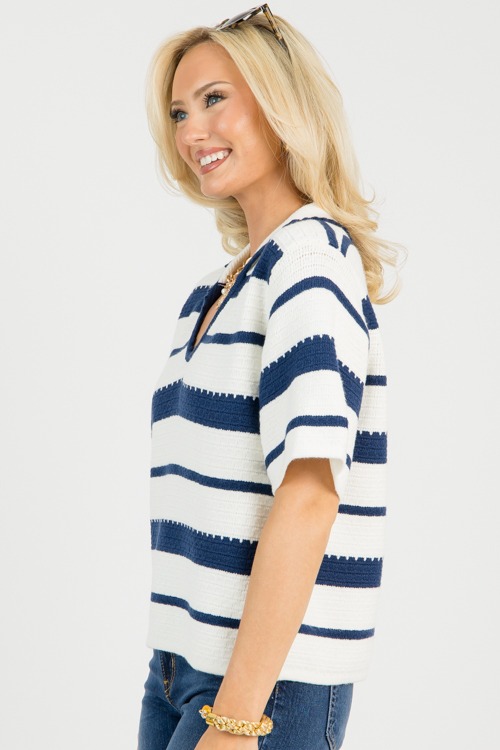 Collared Stripe Sweater, White - 0808-106.jpg