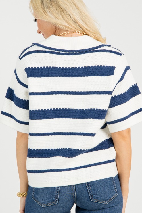 Collared Stripe Sweater, White - 0808-107.jpg