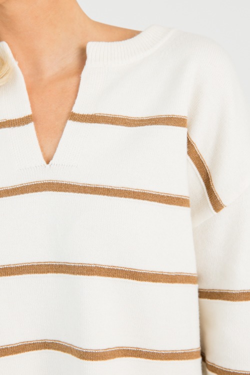 Timeless Stripe Sweater, Cream/ - 0808-41.jpg