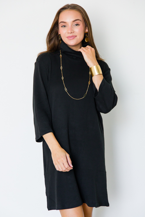 Katrina Knit Dress, Black