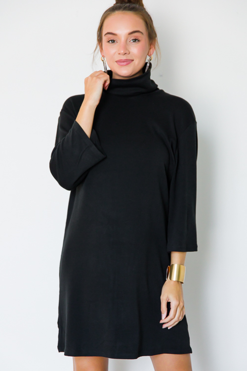 Katrina Knit Dress, Black