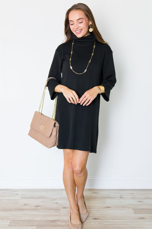 Katrina Knit Dress, Black