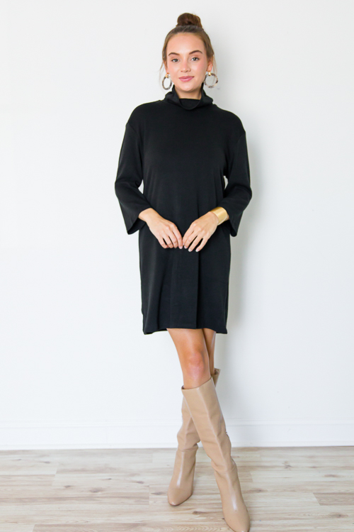 Katrina Knit Dress, Black
