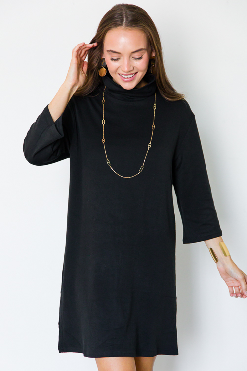 Katrina Knit Dress, Black