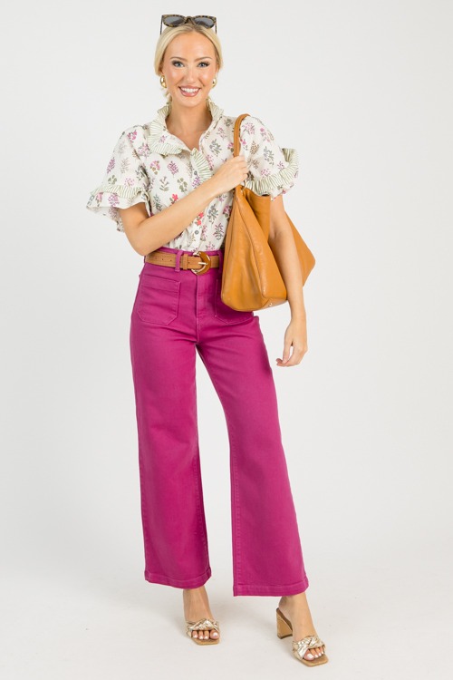 Floral Stems Stripe Top, Cream - 0808-64h.jpg