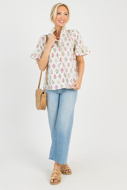 Floral Stems Stripe Top, Cream - 0808-67.jpg