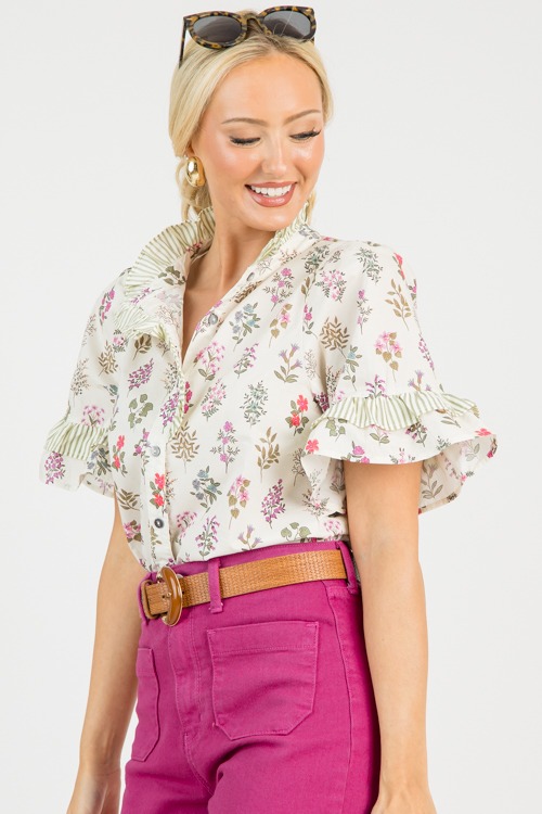 Floral Stems Stripe Top, Cream - 0808-70.jpg