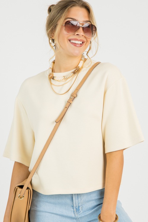 Soft Scuba Tee, Alpaca