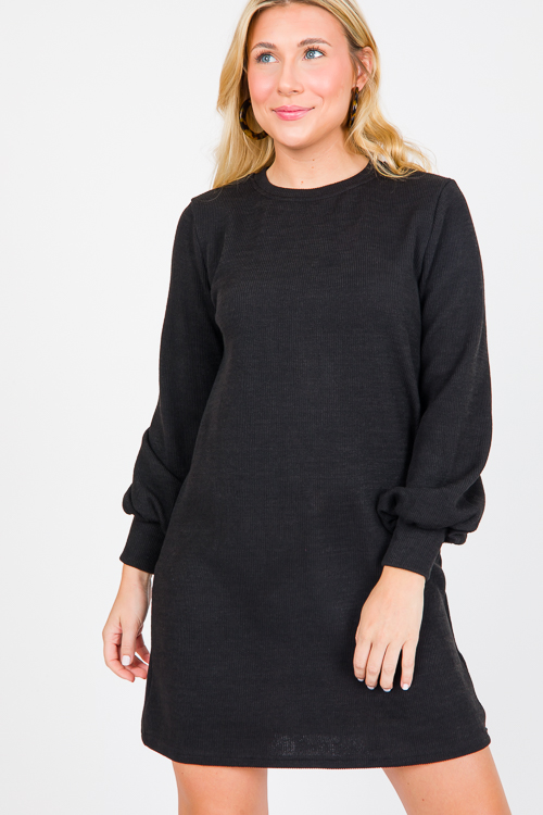 Candace Knit Dress, Black