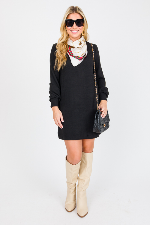Candace Knit Dress, Black